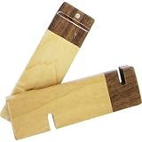 M&amp;K コードラップ(小) メープル&amp;ウォールナット 横ツートン MKL-C2MW