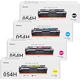 CRG-054H トナーカートリッジ キヤノン (Canon) 用 CRG054H 054H 4色大容量セット CRG054 054 互換ト