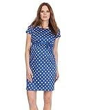 Seraphine セラフィン マタニティワンピース Martina SS ポルカドットショートスリーブマタニティワンピース UKサイズ16 ブルーブラッシュ
