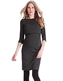 Seraphine セラフィン マタニティワンピース Aviana Stripe ストライプナーシングシャツワンピース UKサイズ14 ブラック 授乳対応