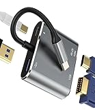 USB Cハブ対応Apple iPhone15 Pro Max Plus 対応iPad Air Miniドッキングステーション(4in1)HDMI+USB3.0+Type-C+VGA Hubたいぷc急速充電マウスキーボードカメラアダプタ同時きゅうそく充電タイプc変換アダプタThunderboltポートOTGケーブルコネクタ対応Surface対応Sony Xperia対応Samsung Galaxy