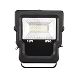 ProGreen LED 投光器 投光機 フラッドライト 10w 3000k 電球色 広角 防水 室内 屋外照明作業灯、 駐車場灯、看板灯、防犯灯