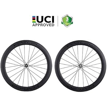 YOELEO クリンチャー/チューブレス カーボンホイール C60/60 ディスクブレーキ専用（制動軌道無）(SL) 採用NOVATEC(ノバテック) D411SB-CL/D412SB-CL ストレートプルハブ SHIMANO(シマノ)用 Sapim スポーク(CX-RAY)用 前後セット