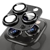SeGinn iPhone 15 Pro/iPhone 15 Pro Max 対応 カメラフィルム レンズカバー 金属 ケース 高透過率 露出オーバー防止 耐衝撃 防塵 全面保護 アルミ合金＋強化ガラス製 iPhone 15 Pro/iPhone 15 Pro Max 用 レンズフィルム （金）