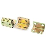 uxcell　10個入り　L字型　棚サポート　コーナーブレース用修正品　アングルブラケット