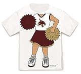 Texas State Bobcats Heads Up 。Cheerleaderベビー/幼児用Tシャツ( 3t )
