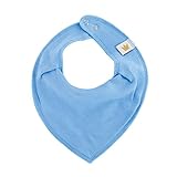 LITTLE MICO BANDANA DRIBBLE BIB リトルミコ よだれかけ ブルー