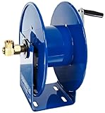 Coxreels 112-3-50 Compact Hand Crank Hose Reel, 300 PSI, Reel Only, 3/8 Hose ID, 50' Length by Coxre