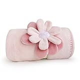Kidsline Fanciful Floral Boa Blanket, Plush Huggie by Kidsline [並行輸入品]