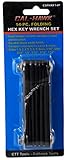 14 Pc. Folding Hex Key Wrench Set Metric & Sae [並行輸入品]