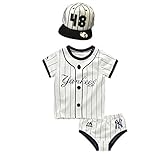 (チェリーレッド) CherryRed ベビー 男の子 コットン 夏 セット かっこいい 野球服 100 5#