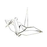 レジン枠 空枠 セッティング フレーム 和風 折り鶴 オリヅル シルバー 1個 日本風 モチーフ ハンドメイド アクセサリーパーツ 資材 Craft Tamago r6-ni
