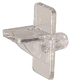 The Hillman Group 52052 1/4-Inch Square Shelf Pin-Clear Plastic , 15-Pack [並行輸入品]