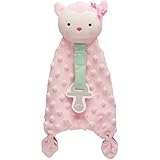 Carter's Child of Mine Security Blanket with Paci Strip (Pink Owl) [並行輸入品]