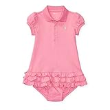 ラルフローレンベビー女の子フリル付きポロドレス& Bloomer Set