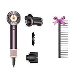 Dyson(ダイソン) ドライヤー Dyson Supersonic Nural™ Shineヘアドライヤー ジャスパープラム (HD16 JPPL G) 大風量 速乾 スカルプケア【Amazon.co.jp限定】【パワフルな風だから、低温なのに速乾】【限定ギフト コーム付き】