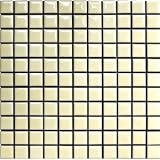 昔からのタイル 25mm角 クリーム色ブライト N-2