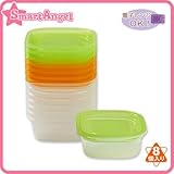 西松屋　洗うのカンタン保存容器（8個パック） 日本製