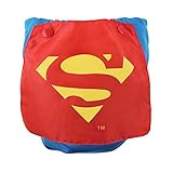 Bumkins Superman Snap-in-One Cloth Diaper with Cape, Blue by Bumkins [並行輸入品]