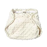 My Blankee Minky Dot Diaper Cover, Cream, 0-3 Months by My Blankee