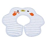 HKUN よだれかけ 出産祝い 360度回転 ベビー ビブ エプロン お食事 100％綿製 ユニセックス シンプルな合わせやすい柄