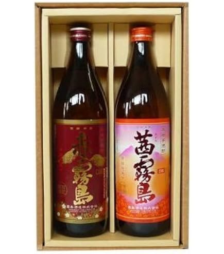 Amazon.co.jp: 黒霧島・赤霧島・茜霧島 ギフト箱入り 900ml×3本セット