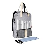 Perfk マザーズバッグ　ママバッグ　ショルダーバッグ　ベビー　おむつ　水筒　スナック　小さなタオル　おもちゃ　収納用バッグ　全2色 - グレー