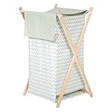 Trend Lab Sea Foam Hamper Set, Sage by Trend Lab