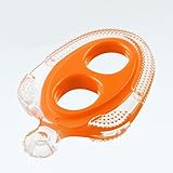 GRyiyi Baby Silicone Teether, Orange Popsicle [並行輸入品]