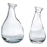 IKEA　イケア　VARVIND 花瓶2個セット, クリアガラス　00284876