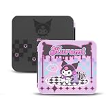 Kuitmor Switchゲームカードケース Switch1対応 ゲームカード収納ケース switchゲームソフト12点収納 12+12マイクロSDカード MicroSDカード収納ボックス かわいい 友達 誕生日 プレゼント‐ゲームタイム （パープル）