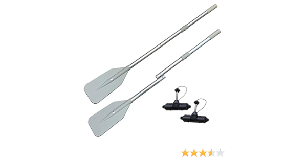 Amazon 2分割式アルミ製オール2本 樹脂クラッチセット Exect ボートアクセサリー パーツ