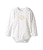 [シーアンドシー カリフォルニア] C&C California Kids ガールズ Foil Printed Long Sleeve Bodysuit (Infant) ワンピース Snow Whi