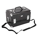 メイクボックス コスメボックス コスメポーチ コスメ 鍵付き 大容量 メイク収納 ドレッサー メイクボックス アルミ メイク ボックス プロ バニティポーチ バニティバッグ プロ仕様 メイクボックス 幅36cm