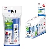 トンボ鉛筆 スティックのり 消えいろPiT 詰替えタイプ Nサイズ 20g 本体+つめ替え パック 10個 HCA-223-10P