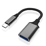 OTG ケーブル USB C 変換 アダプタ 17CM タイプC USB 変換 USBホスト変換アダプタ usb変換アダプター type-c 5Gbps高速データ転送 Type-C USBホストケーブル Android スマートフォン タブレット カードリーダー Type-C端末とType-A機器接続 ブラック