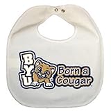 BYU Cougars新生児ビニールスナップBib – すべてのホワイト