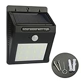 ALED LIGHT LEDソーラーライト LEDセンサーライト 防水 IP65 　12LEDソーラー充電式LEDライト 省エネ 夜間自動点灯 人感センサー アウトドアライト 門扉用ライト 屋外照明 