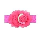 ベビー ヘアリボン 女の子 赤ちゃん リボン ヘッドバンド キッズ 髪飾り ベビーヘアバンド　写真　可愛い　花柄　プリンセス　無地　パール 柄　新生児 キッズ こども 子供 出産祝い ベビー服 ベビー