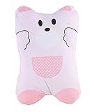 幼児ベビーアンチロールピロー幼児を防ぐフラットヘッド枕ピンク