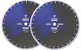 2枚セット 外径450mm 18インチ アスファルト・コンクリート兼用 ダイヤモンドブレード カッター 低馬力 プロ仕様　実績豊富！ (2)