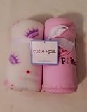 Princess Crown Fleece Baby Blanket - Pink by Cutie Pie Baby
