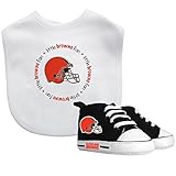 Cleveland Browns Bib and Pre Walker Set by Baby Fanatic