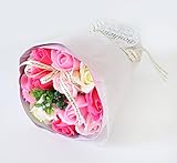 フラワーマーケット花由 母の日限定ギフト ソープフラワー アロマローズブーケ ピンク