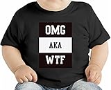 OMG Aka WTF オーガニックベビーTシャツ 12 - 18 Months