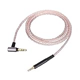 8芯 単結晶銅 銀メッキ HD598 HD598se HD518 HD558 HD569 HD579 HD599 HD2.30 対応 交換用 ヘッドホンケーブル 【8芯 単結晶銅 2.5mmオス-3.5mmオス プラグ】 リケーブル ヘッドホン ビバボ アップグレードコード ケーブルコード ワイヤー