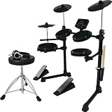 Onetone ワントーン 電子ドラム メッシュパッド仕様 OTDD-100/BK ブラック [ドラムスティック、スティックホルダー、イス、ヘッドフォン、ドラムキー、電源アダプター、取扱説明書付属]