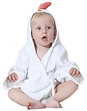 (ラボーグ)La Vogue ベビー キッズ アニマル バスローブ バスタオル 赤ちゃん お風呂上がり フード ポンチョ マント 子供 男の子 女の子 出産祝い ホワイト