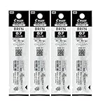 【 純正品 】 パイロット 替え芯 ドクターグリップ用 コクーン用 アクロインキ 油性ボールペン 黒 0.7mm BRFN 10F B 【 替芯 黒 4本 】