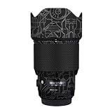 レンズスキン アンチスクラッチ カメラ Vinly ラップ ステッカー に適合する Sigma Art 85mm F 1.4 DG HSM キヤノン EFマウントカメラボディ用 保護フィルム デカール コート 1:1.4 85 1.4 (回路チタン)
